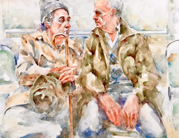 At the ophthalmologist’s