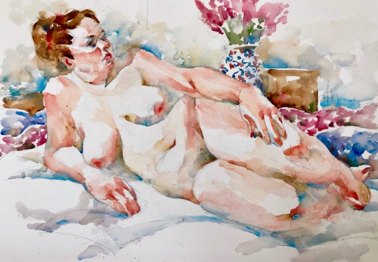 Reclining nude