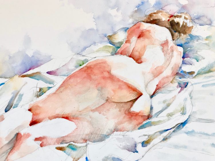 Reclining nude