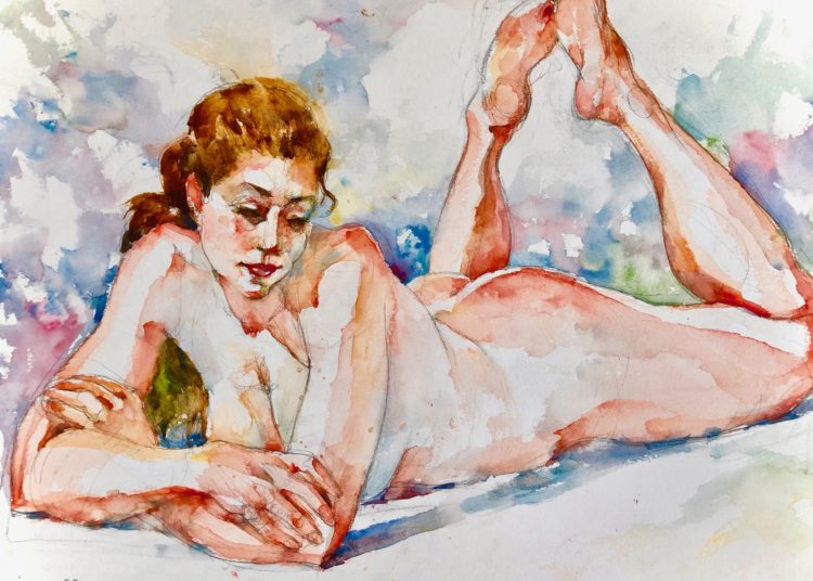 Reclining nude