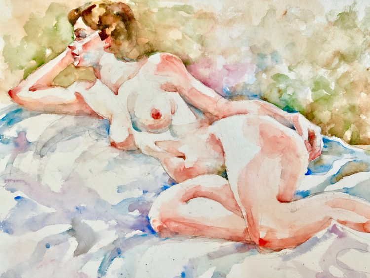 Reclining nude