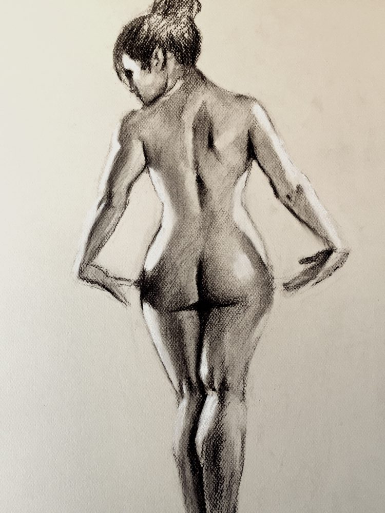 Standing nude